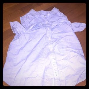 Button up blue shirt